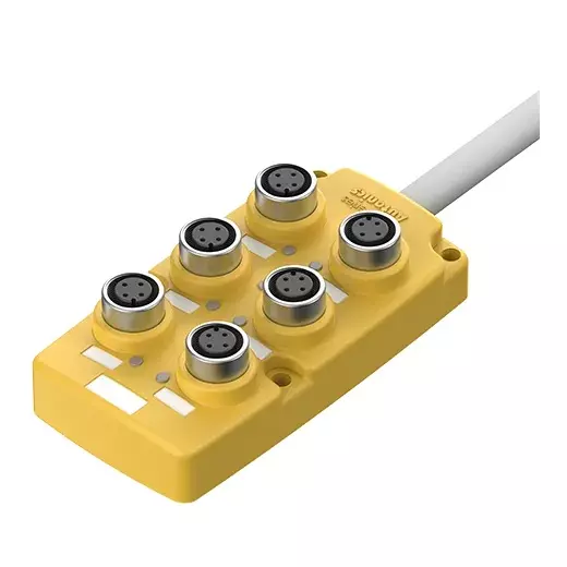 Autonics Sensor Distribution Box 6DT 12-24 VDC Power Voltage 5 m Cable Length, PT6-2D