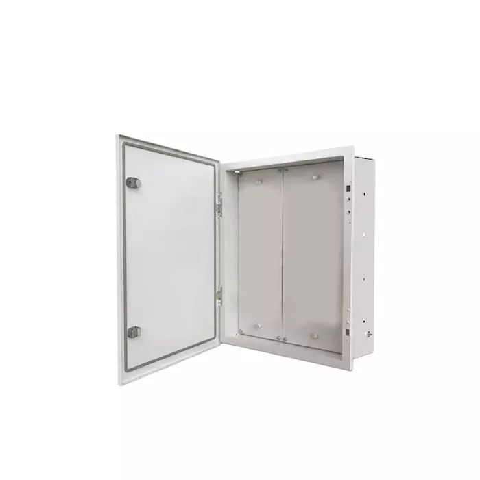 Goldmedal Air Distribution Board 8 Way Double Door White 8 Module (Incomer) + 8+8+8 Module (Outgoing) Metal, 07133