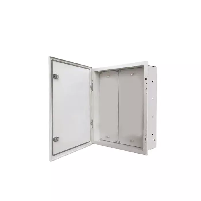 Goldmedal Air Distribution Board 12 Way Double Door White 8 Module (Incomer) + 12+12+12 Module (Outgoing) Metal, 07134