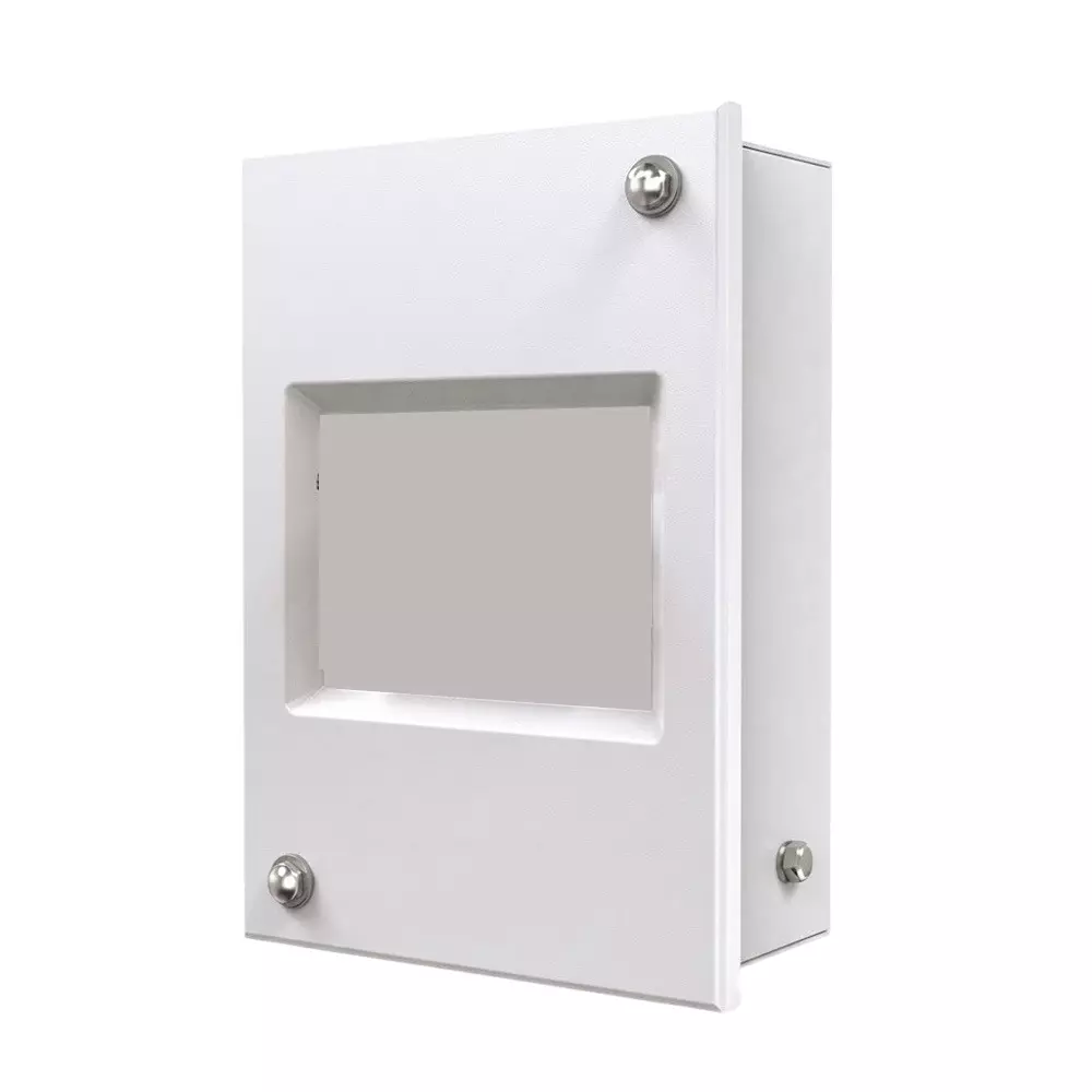 Goldmedal Air Distribution Board with Enclosure 8 Way White 8 Module (Sub Incomer) Metal, 07054