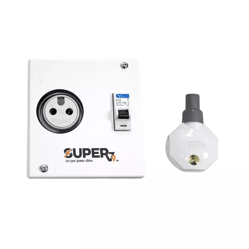 GENERIC SPN Distribution Board with Metal Clad Plug and Socket 20 Amp Adapter Current 1.0 Number of Circuits