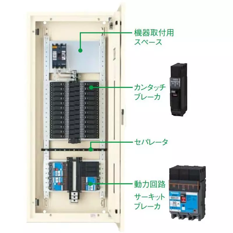 Panasonic Exposure Type Cantatch Arrow Panel 24 Circuit, BN524KTRH