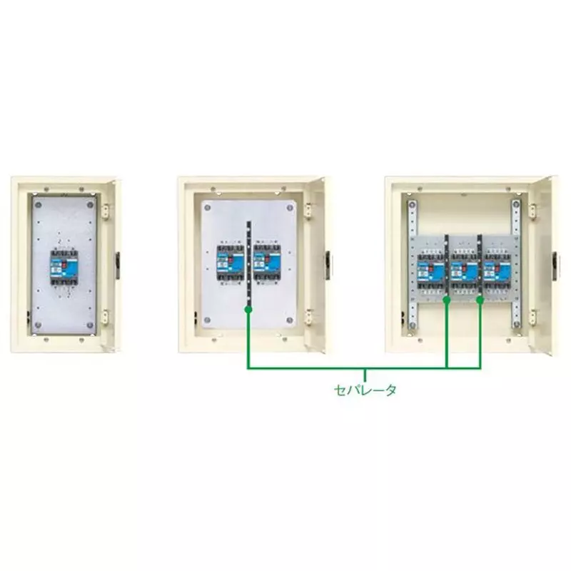 Panasonic Exposure Type Switchboard Arrow Panel Circuit Breaker (MCB3P) Mild White, BNB853FRH