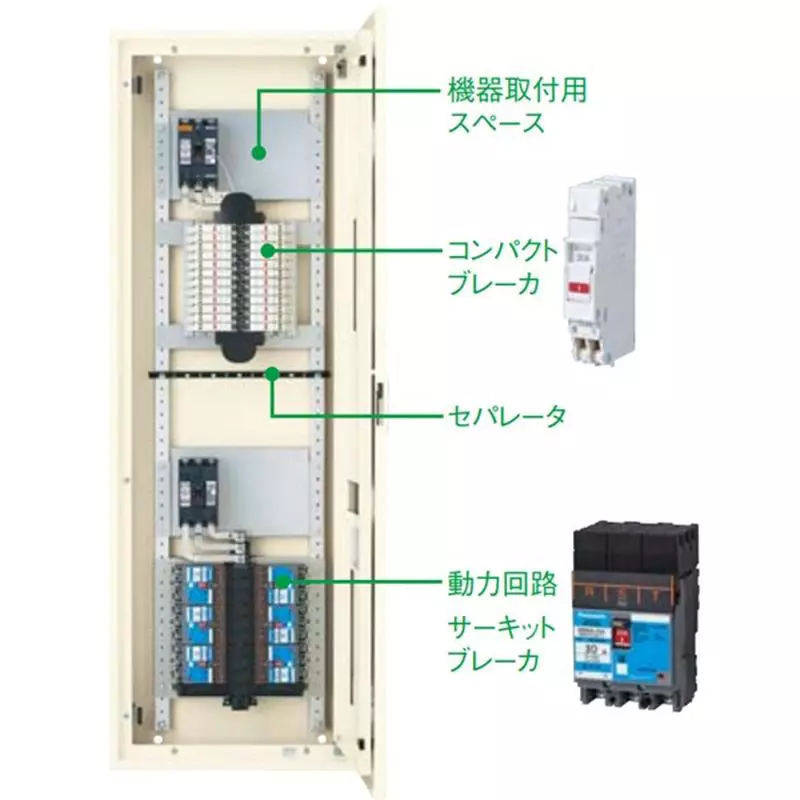 Panasonic Compact Arrow Panel 24 Circuits 100(100 Amp), BNC1024KTBRH