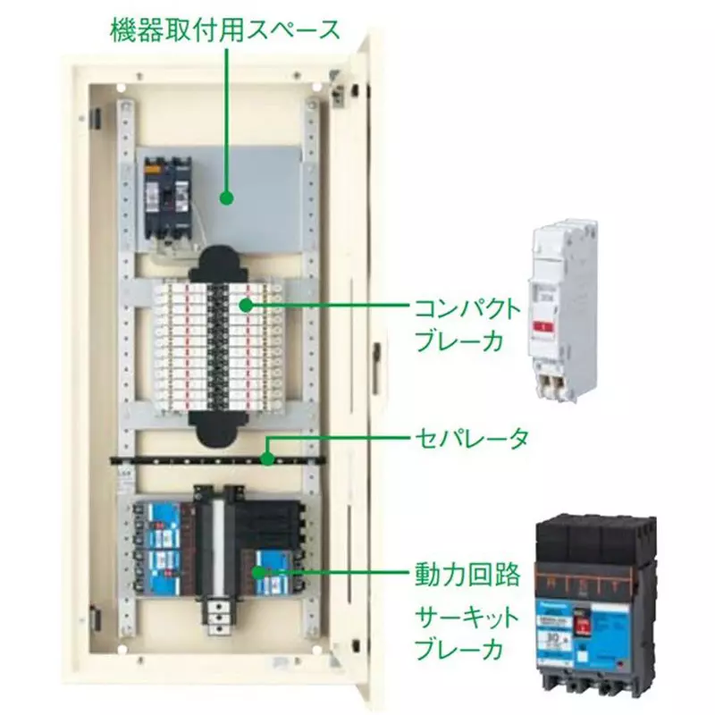 Panasonic Compact Arrow Panel 24 Circuits 100(100 Amp), BNC1024KTRH