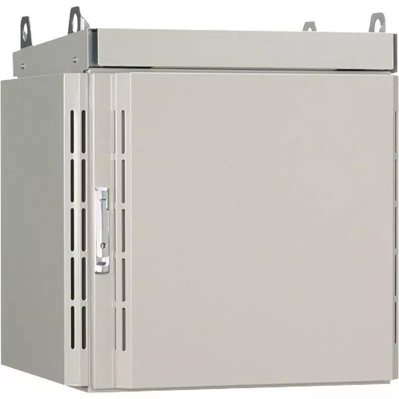 NITTO KOGYO Heat-Resistant Outdoor Communication Cabinetwith Single Door, RCP60-69Y-P30N