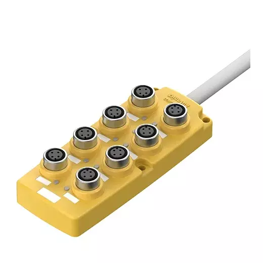 Autonics Sensor Distribution Box 8DT 12-24 VDC Power Voltage 5 m Cable Length, PT8-2D