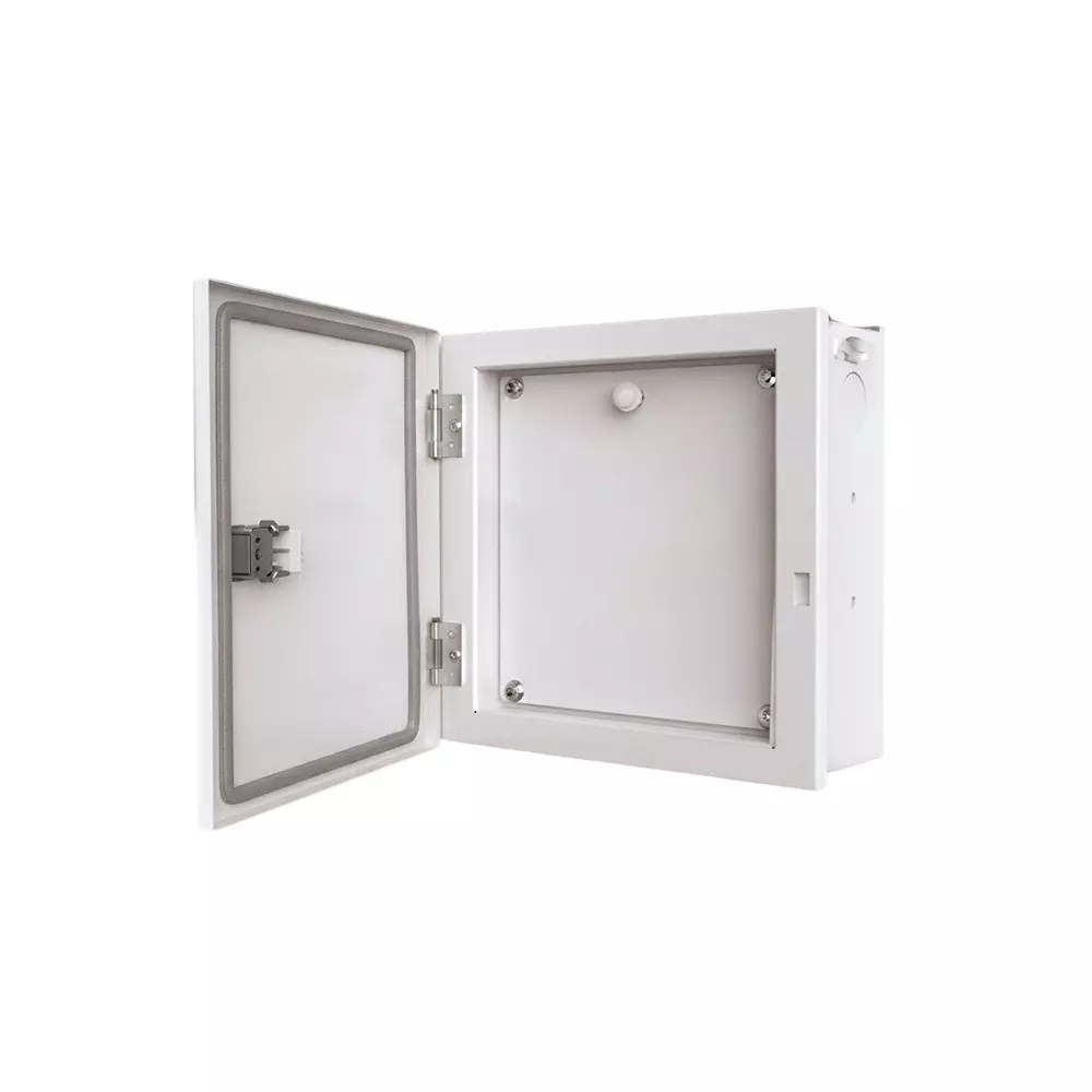 Goldmedal Air Distribution Board 4 Way Double Door White 2 Module (Incomer) + 2 Module (Outgoing) Metal, 07056