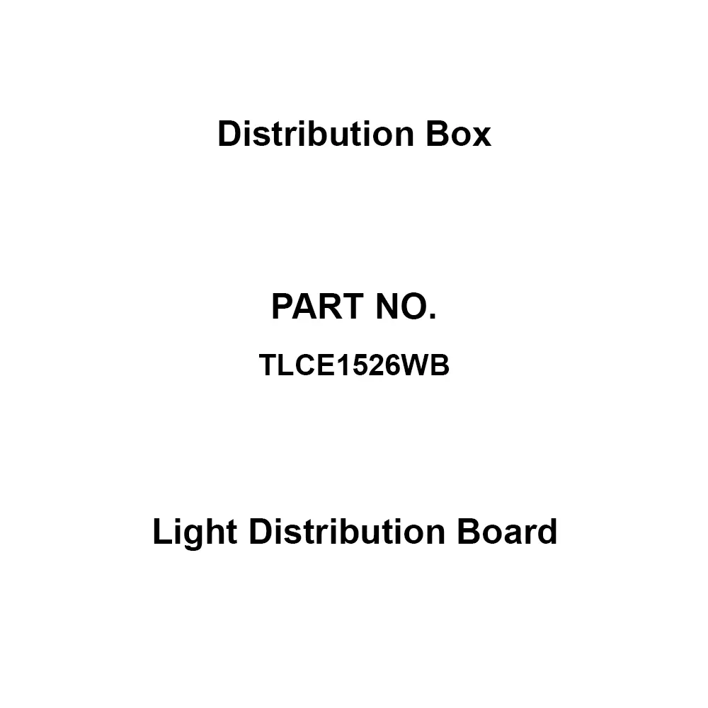 Naigai Energering Light Distribution Board 26 Branch Circuits 3P 150 Amp Main Capacity, TLCE1526WB