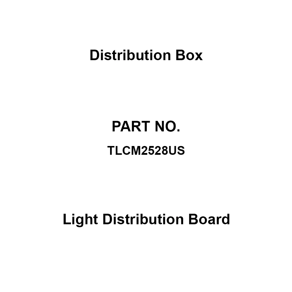 Naigai Energering Light Distribution Board 28 Branch Circuits 3P 250 Amp Main Capacity, TLCM2528US