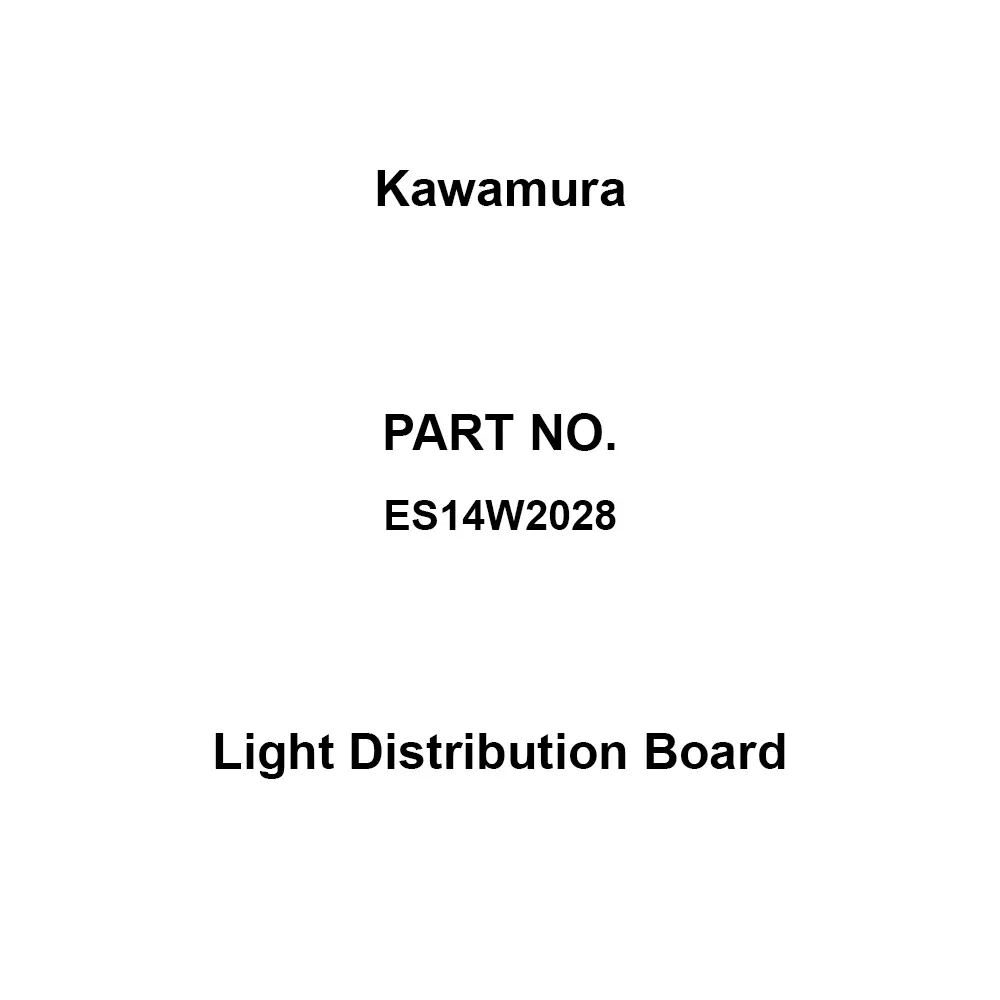 Kawamura Light Distribution Board 28 Branch Circuits 3P 200 Amp Main Capacity, ES14W2028