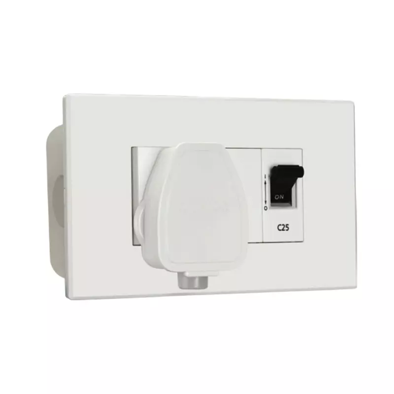 Anchor Roma Classic Single Pole Modular AC Box with Mini MCB Plastic Enclosure 4 Module 25 Amp, 98498 (Pack of 14)