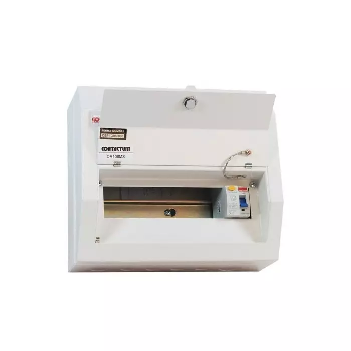 Contactum 10 Way Steel Consumer Unit 80A Defender, DR108MS