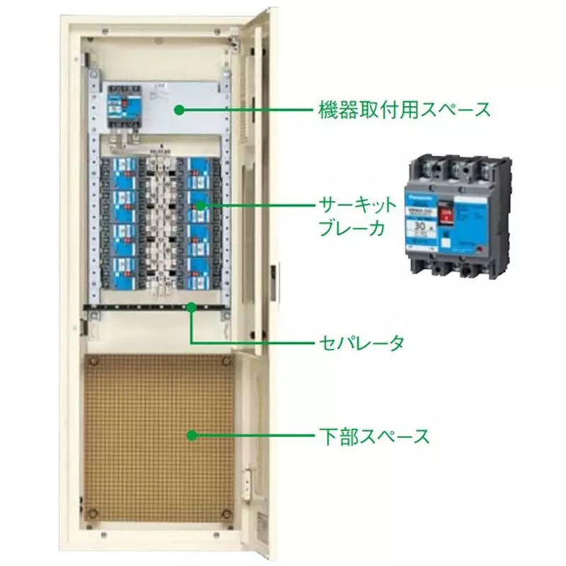 Panasonic Power Distribution Arrow Panel 100/100 AF Amp Main Capacity, BN108PS4RH