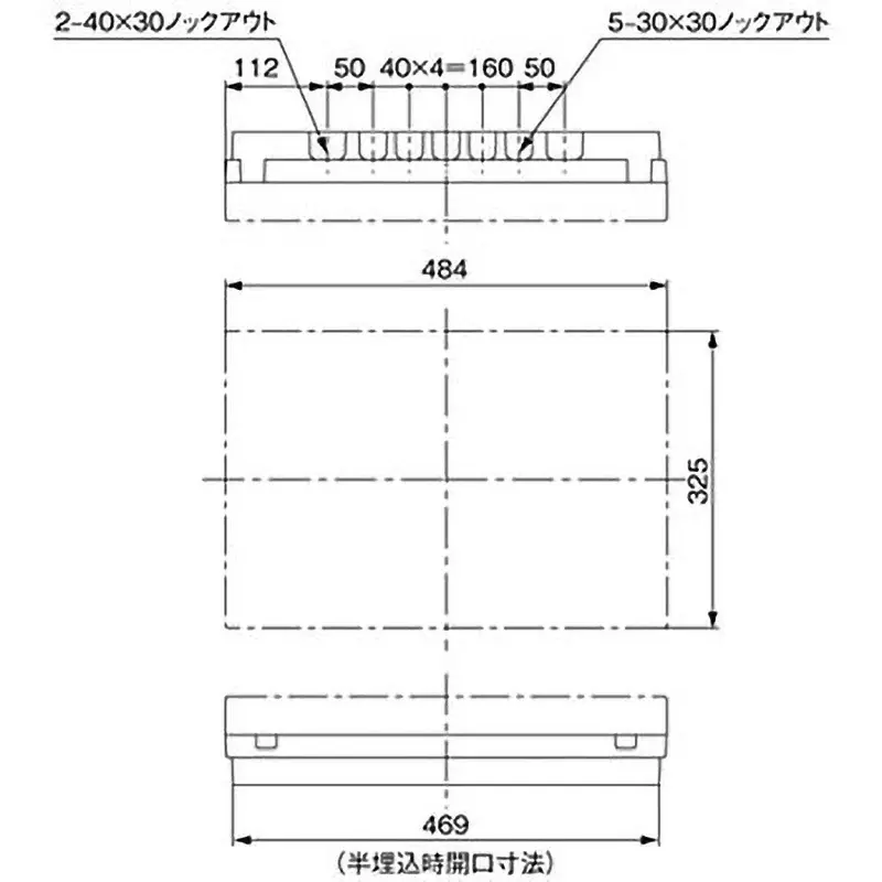 Panasonic Distribution Panel 100 Amp Capacity, BQE810262B2