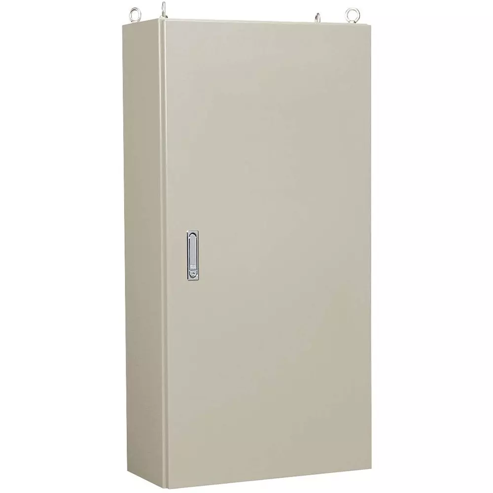 NITTO KOGYO Freestanding Control Panel Cabinet 474 mm Effective Depth, E50-812BC-N-F