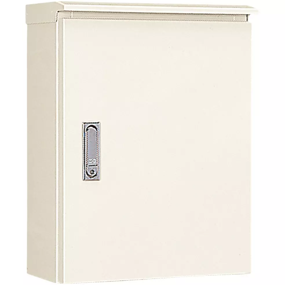 NITTO KOGYO Outdoor Control Panel Cabinet Steel 89 mm Effective Depth, ORB12-49C