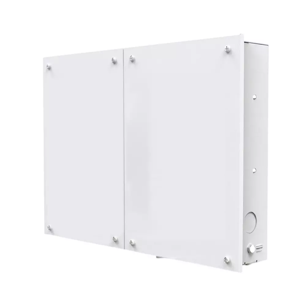 Goldmedal Air Distribution Board 4 Way Single Door White 8 Module (Incomer) + 4+4+4 Module (Outgoing) Metal, 07021