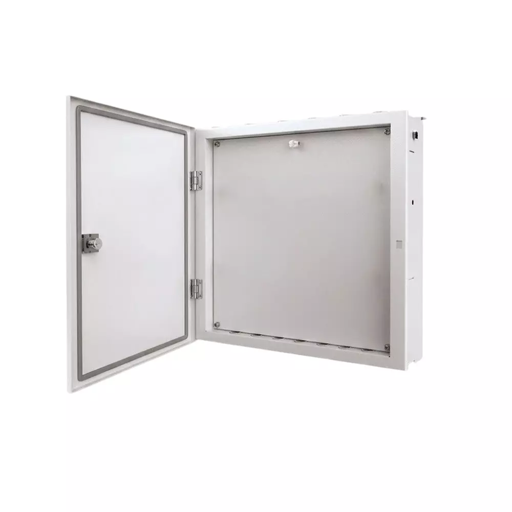Goldmedal Air Distribution Board 4 Way Double Door White 4 Module (Incomer) + 4+4+4 Module (Outgoing) Metal, 07066
