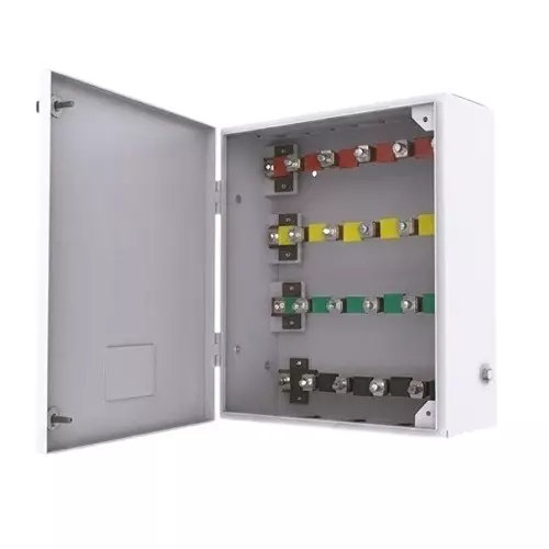 Goldmedal Air Distribution Board With Bus Bar Chamber Double Door White 415 V 200 A Current Metal, 07174