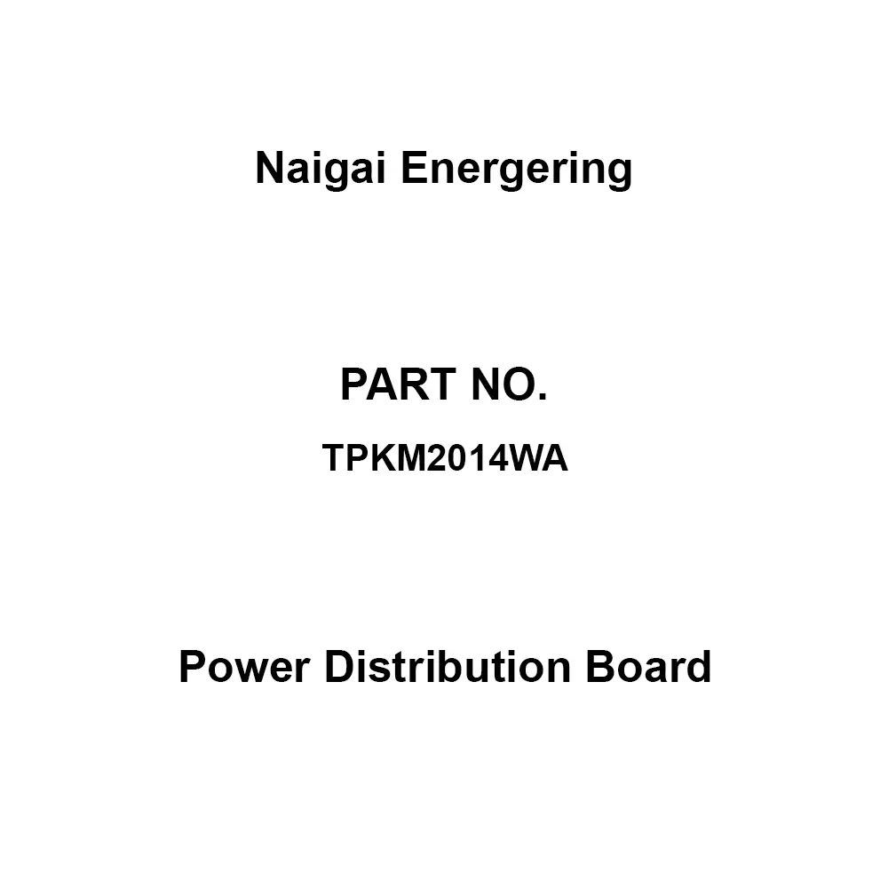 Naigai Energering Power Distribution Board 14 Branch Circuits 3P 200 Amp Main Capacity, TPKM2014WA
