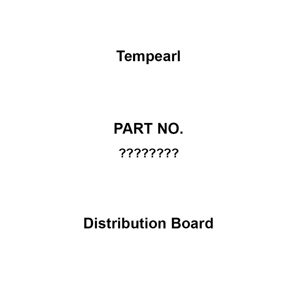 Tempearl Distribution Board for Pearltect, Space Block