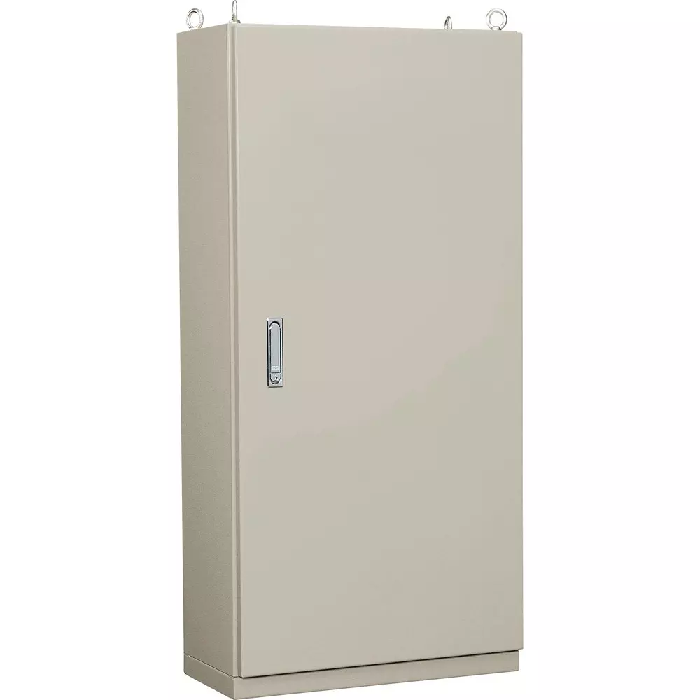 NITTO KOGYO Freestanding Control Panel Cabinet 224 mm Effective Depth, E25-716B-F