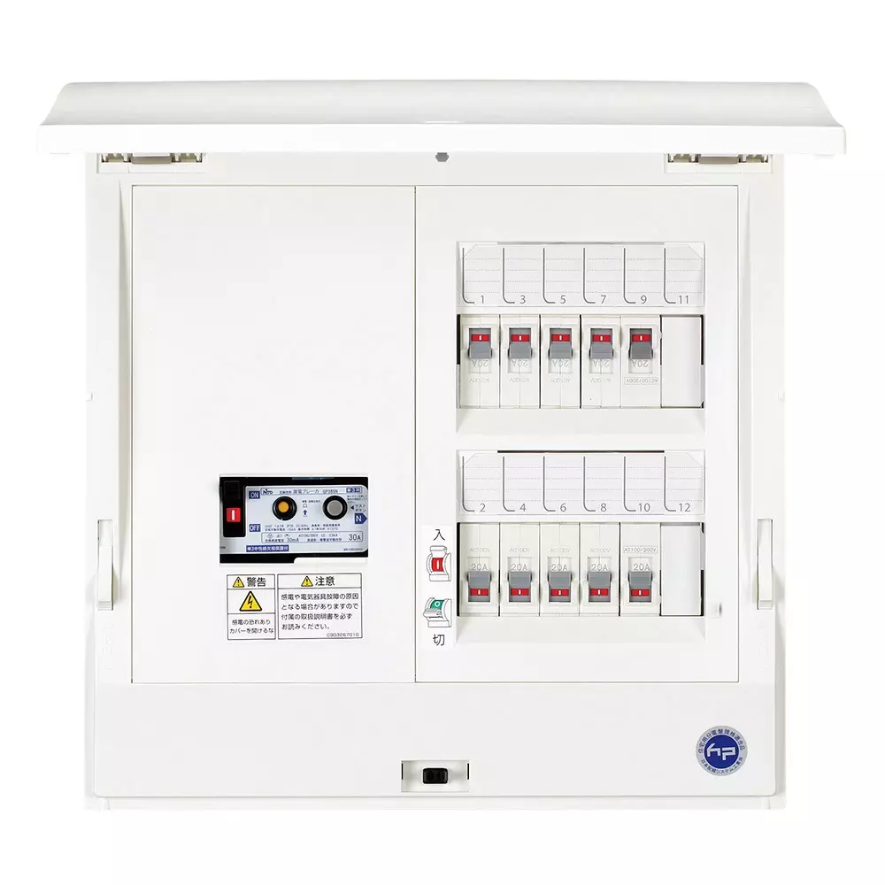 NITTO KOGYO HCD Type Home Distribution Board 3-Pole 30 Amp, HCD3E-102