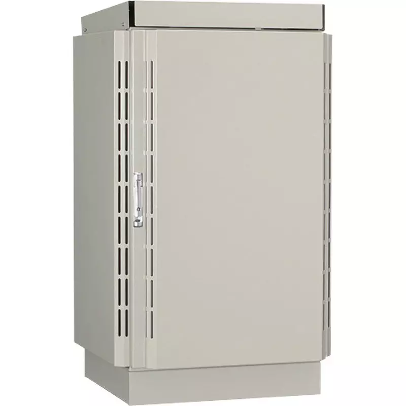 NITTO KOGYO Heat-Resistant Outdoor Communication Cabinetwith Single Door, RCJ60-68Y-F2N