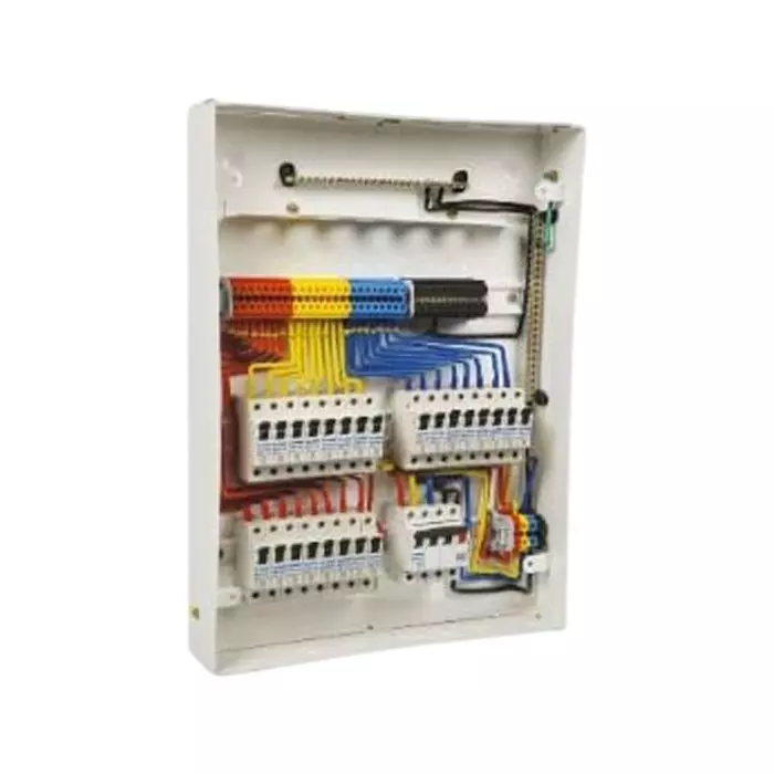 Benlo Prewired Double Door DB Single Phase Neutral 2 + 12 Way, 70128
