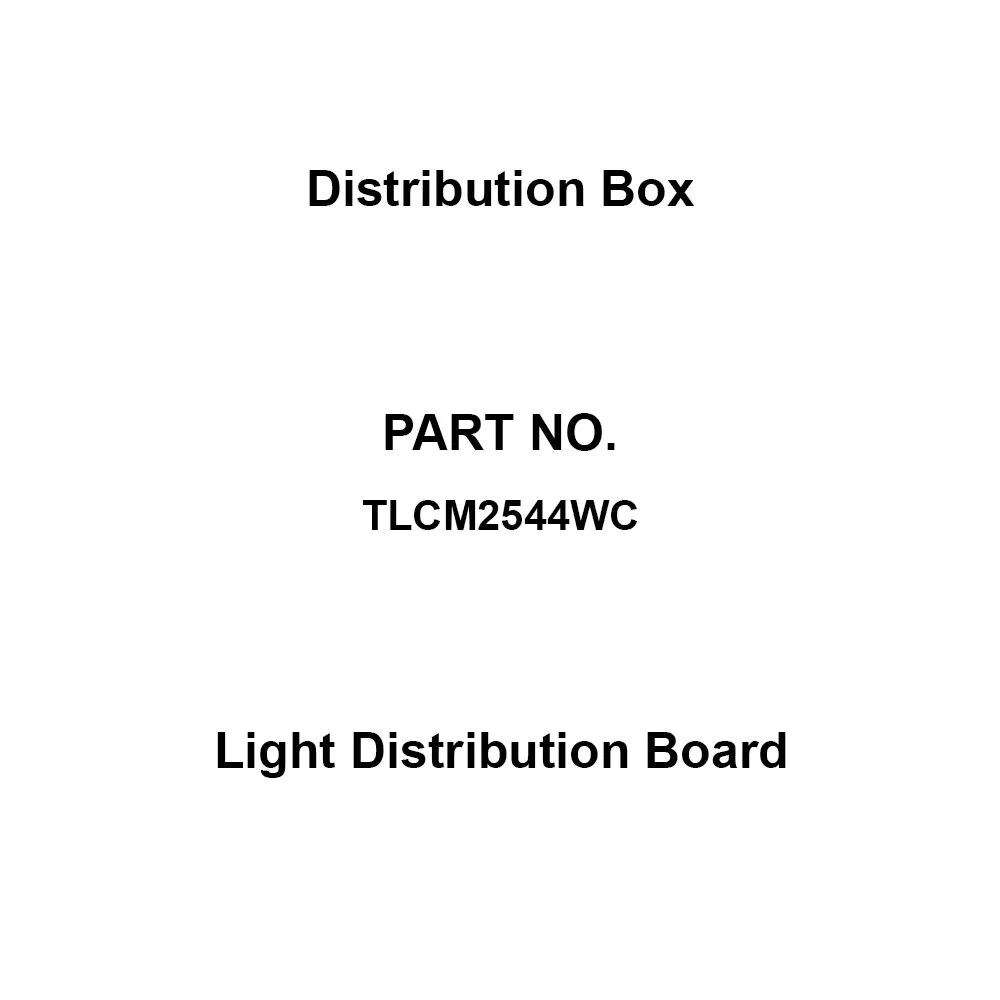 Naigai Energering Light Distribution Board 44 Branch Circuits 3P 250 Amp Main Capacity, TLCM2544WC