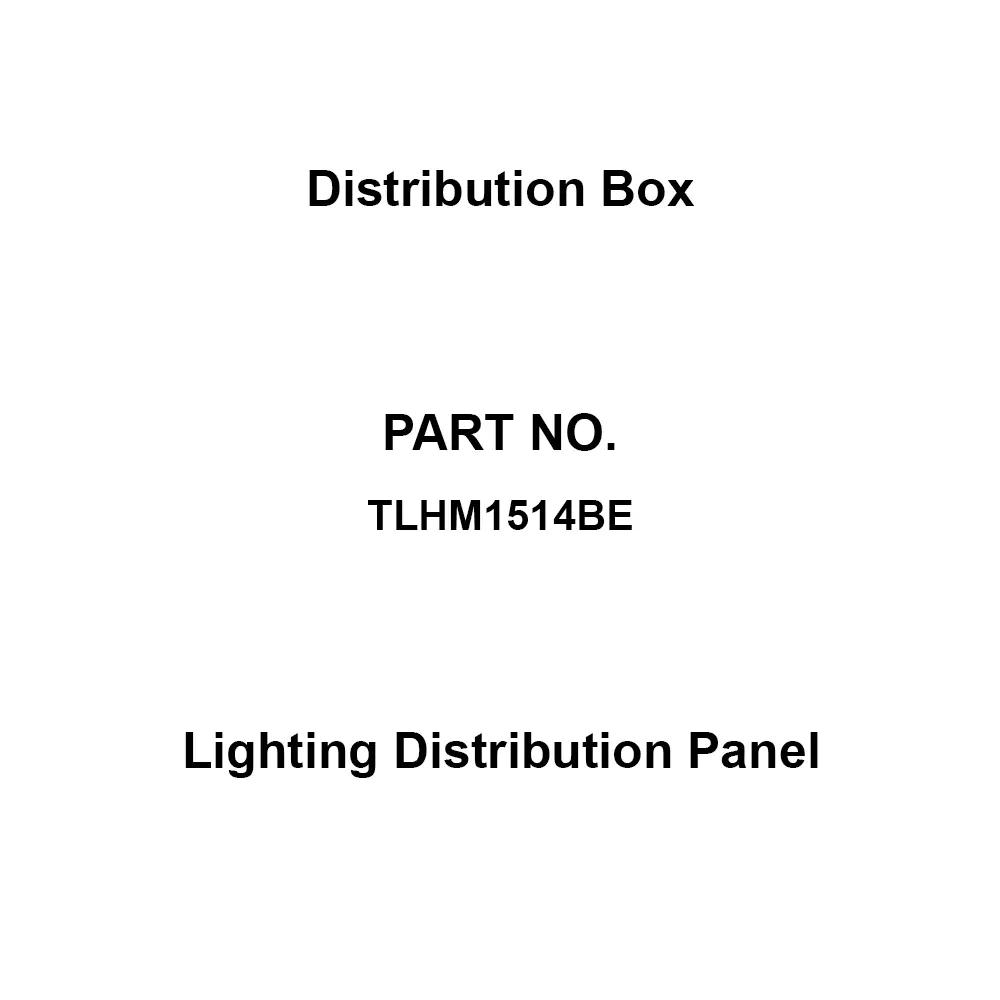 Naigai Energering Lighting Distribution Panel 14 Branch Circuits 3P 150 Amp Main Capacity, TLHM1514BE