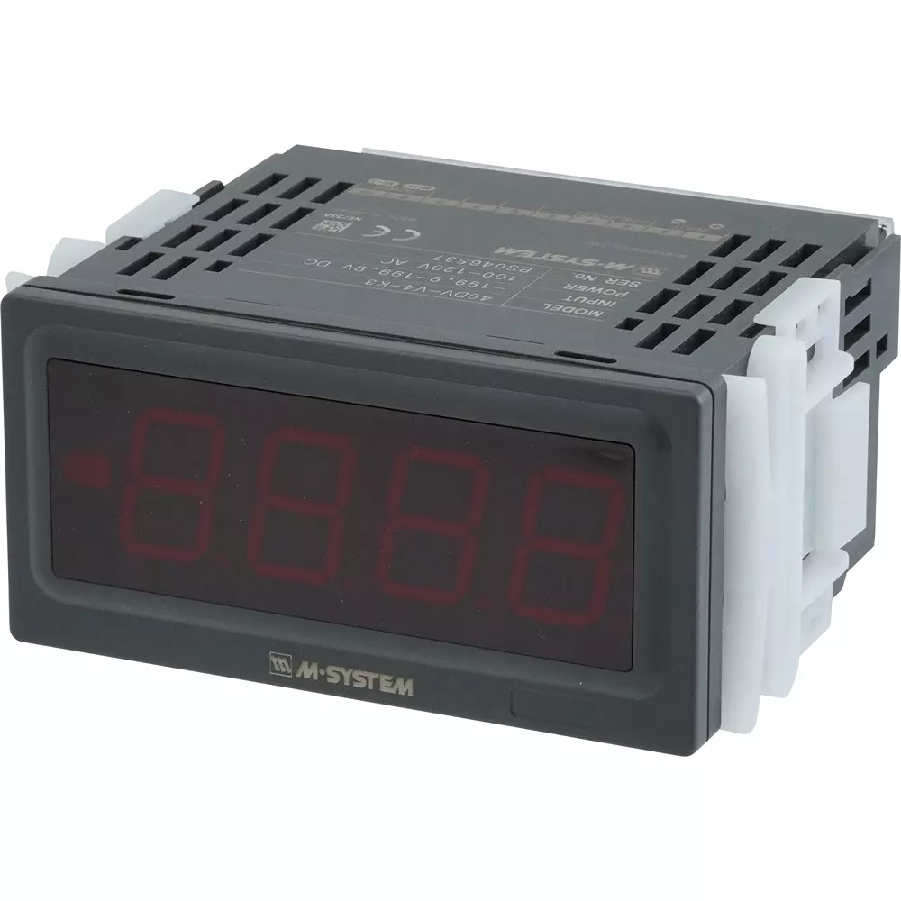 MG Digital Panel Meter 100 to 120 AC V Power Supply Dedicated instruction, with scaling function Specifications, 40DV-V4-K3