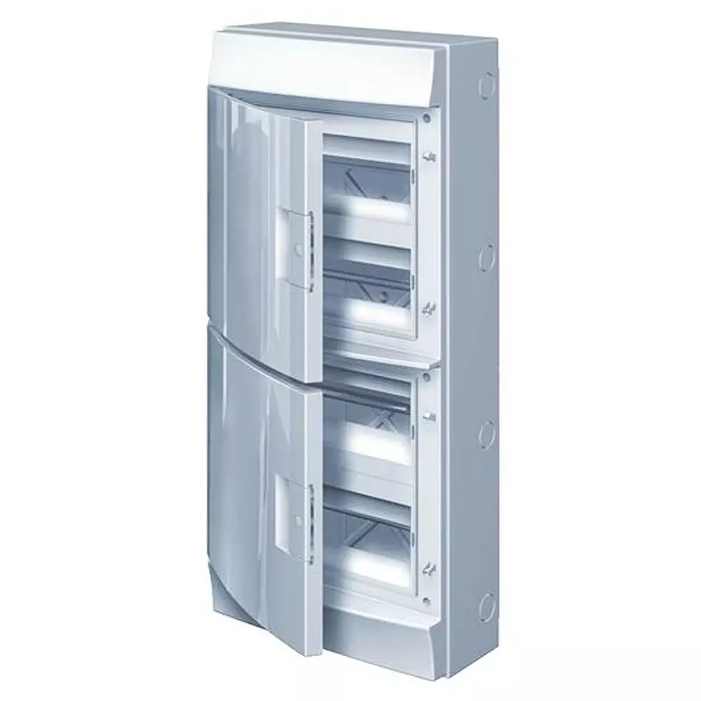 ABB 48 Way Plastic Consumer Unit, 125A, IP65 Mistral65, 1SL1107A0065P12X41
