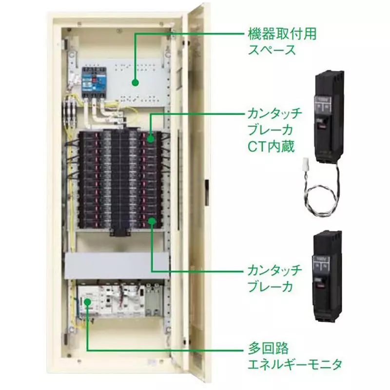 Panasonic Exposure Type Cantatch Arrow Panel 225/200 AF Amp Main Capacity, BN2024M12RH