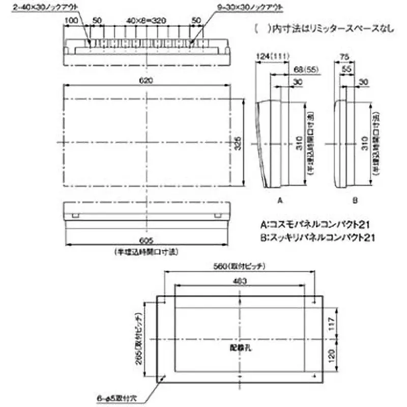 Panasonic Clean Panel 50 Amp Capacity, BQWF35222