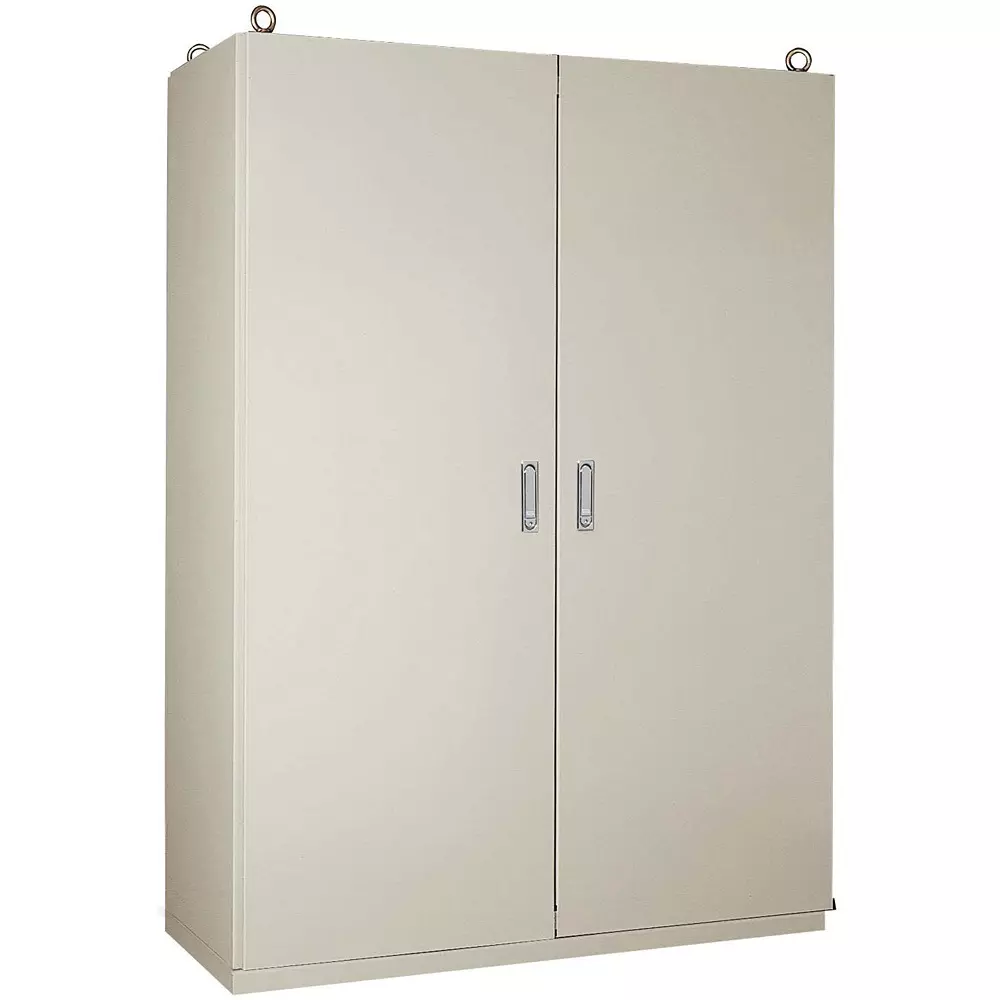 NITTO KOGYO Freestanding Control Panel Cabinet 474 mm Effective Depth, E50-1218B-F