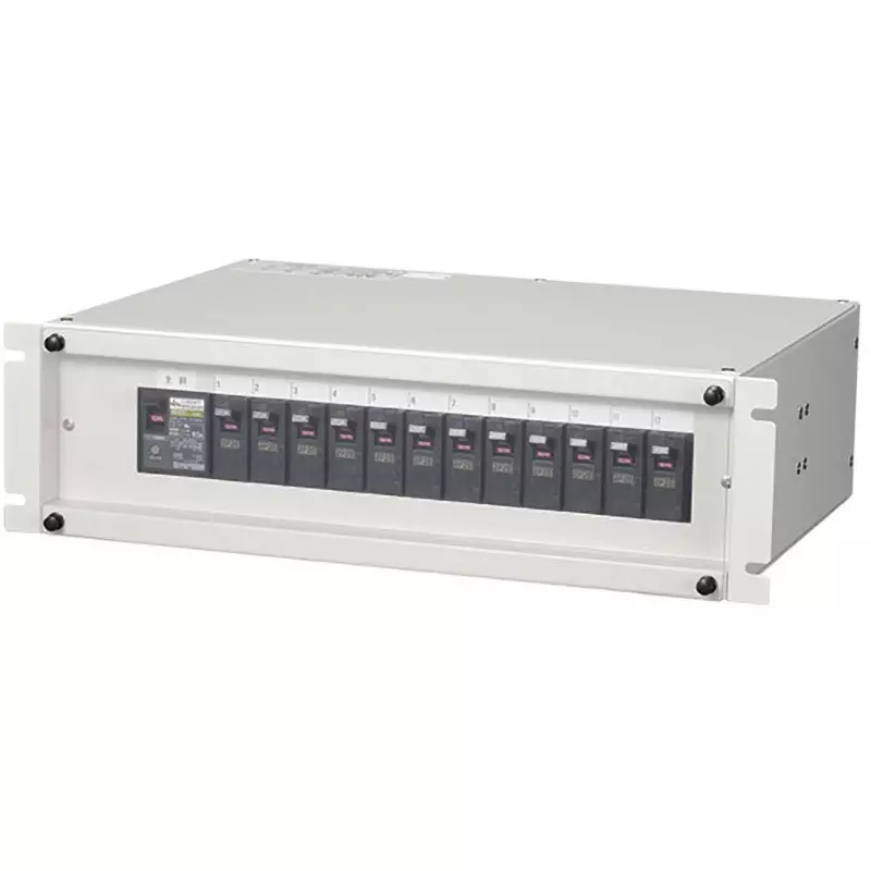 NITTO KOGYO Power Subrack 351x132x482.5 mm, RD86-3E3-N6B6-L152