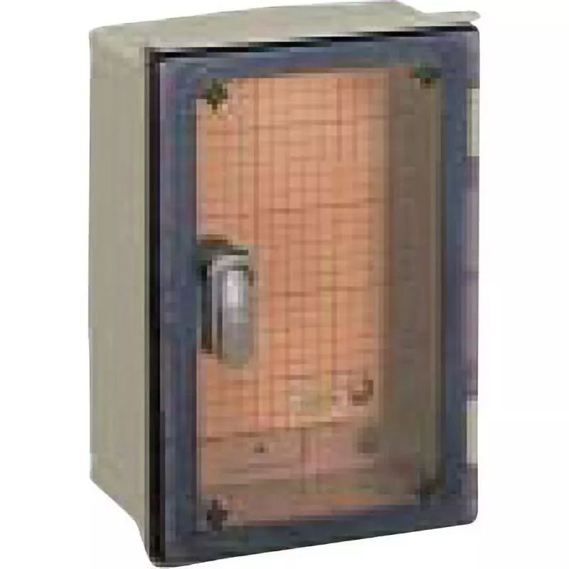 NITTO KOGYO Plastic Box PC + ABS Resin & Polycarbonate Resin 89 mm Effective Depth, PLS12-23CA