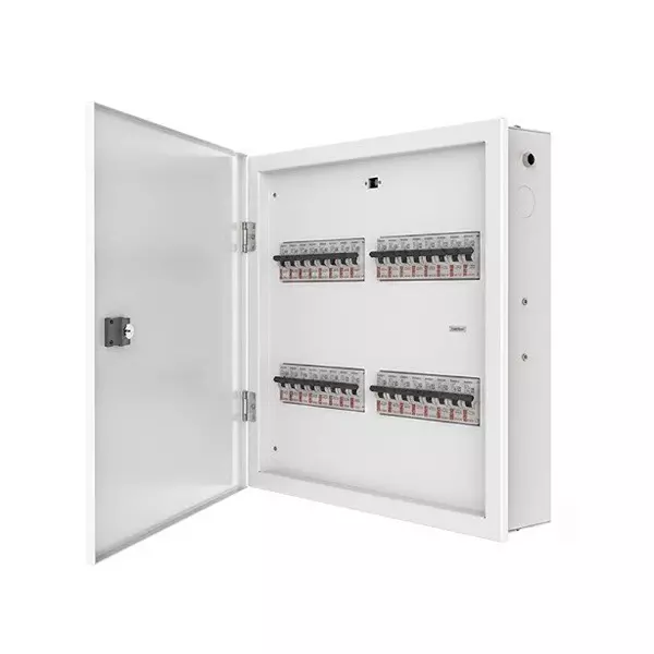 Goldmedal Air Eco Distribution Board 6 Way Double Door White Triple Pole + Neutral Metal, 07222