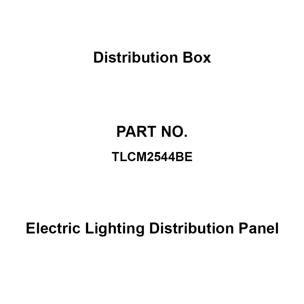 Naigai Energering Electric Lighting Distribution Panel 44 Branch Circuits 3P 250 Amp Main Capacity, TLCM2544BE