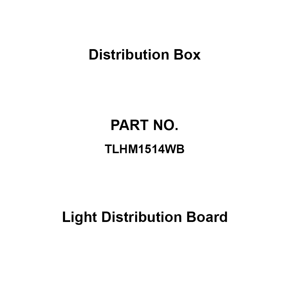 Naigai Energering Light Distribution Board 14 Branch Circuits 3P 150 Amp Main Capacity, TLHM1514WB