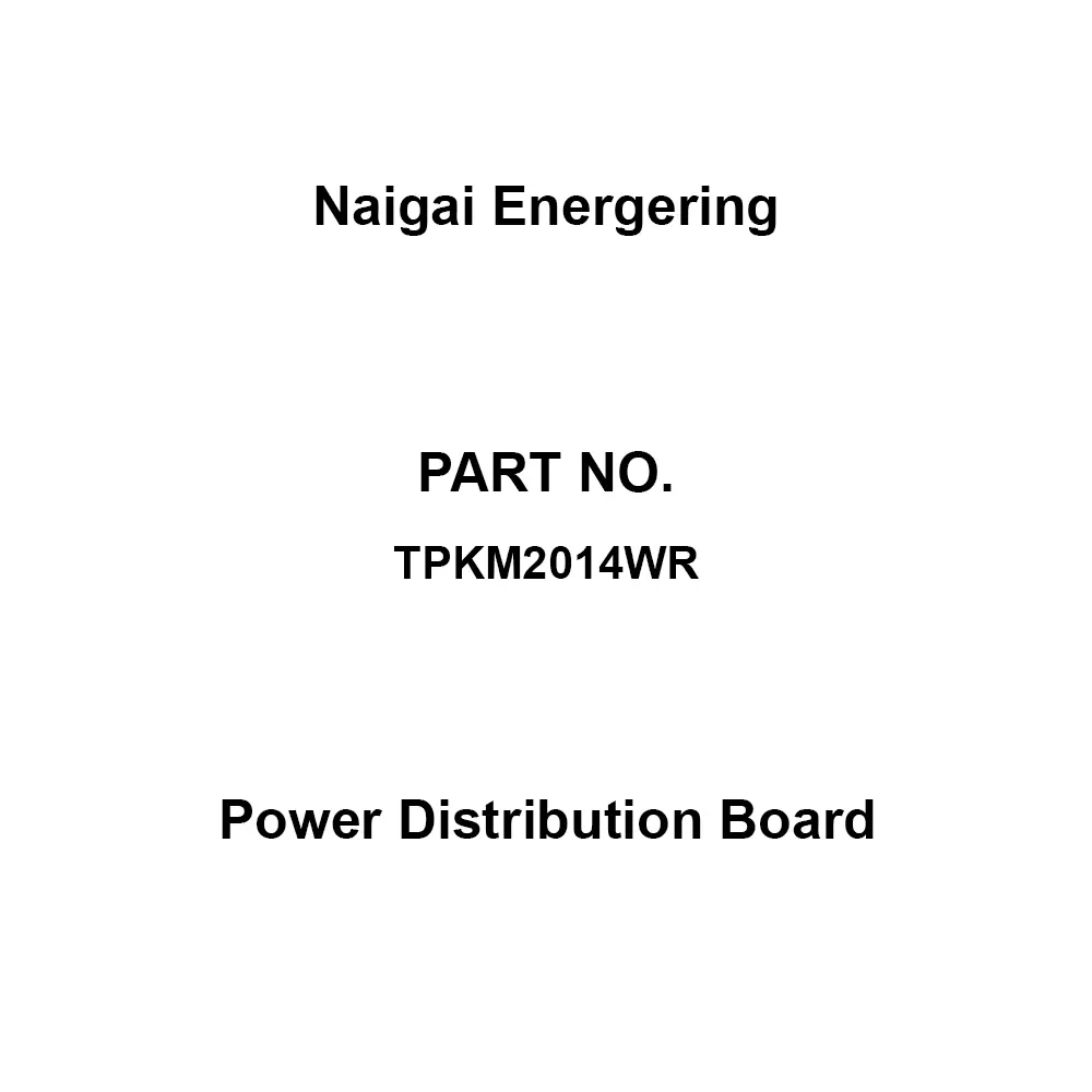 Naigai Energering Power Distribution Board 14 Branch Circuits 3P 200 Amp Main Capacity, TPKM2014WR