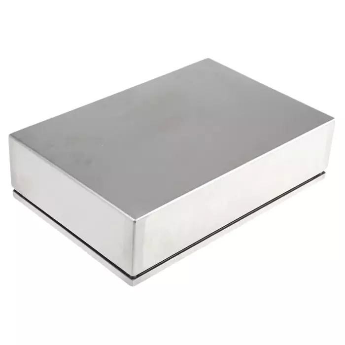 RS PRO Unpainted Stainless Steel Terminal Box IP66, 7491876