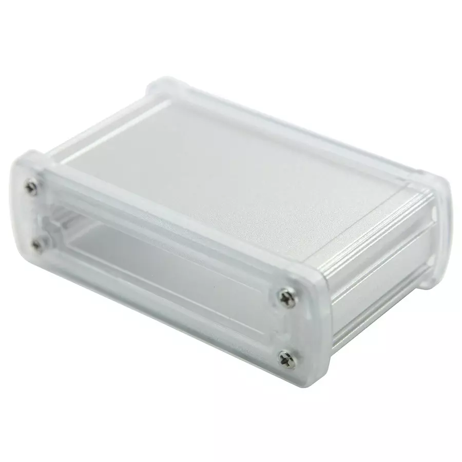 MULTICOMP PRO Metal Enclosures MULTIPURPOSE ENCLOSURE, ALUM, SILVER/CLR, MC002187