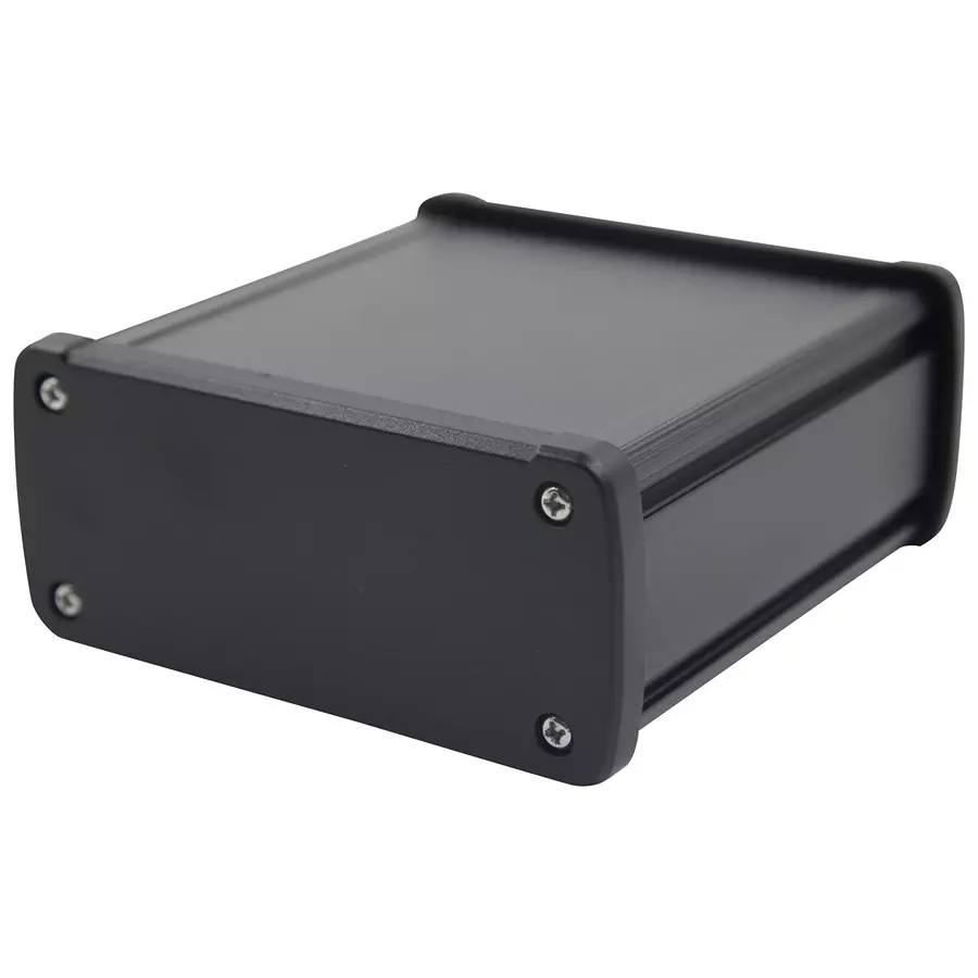 MULTICOMP PRO Metal Enclosures ENCLOSURE, MULTIPURPOSE, ALUM, BLACK, MC002197