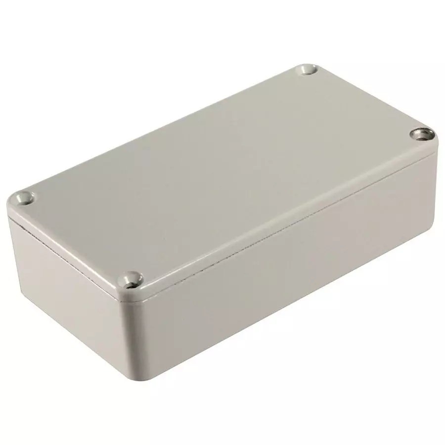 HAMMOND Metal Enclosures BOX, LIGHT GREY, 39X121X145MM, 1590XXLG
