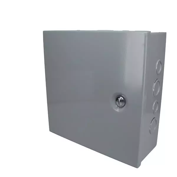 BUD INDUSTRIES Junction Box Steel Gray 254.00 mm (10 Inch) Length, JBH-4960-KO