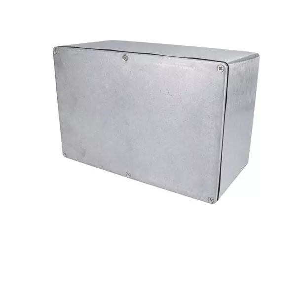 BUD INDUSTRIES Industrial Enclosure Diecast Aluminum Gray 222.25 mm (8.75 Inch) Length, CN-5712
