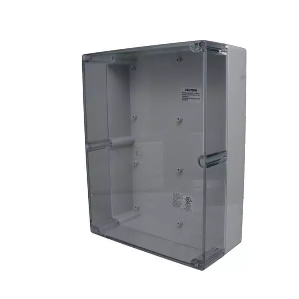 BUD INDUSTRIES Electrical Enclosure Polycarbonate (PC) Gray 299.97 mm (11.81 Inch) Length, PN-1343-C